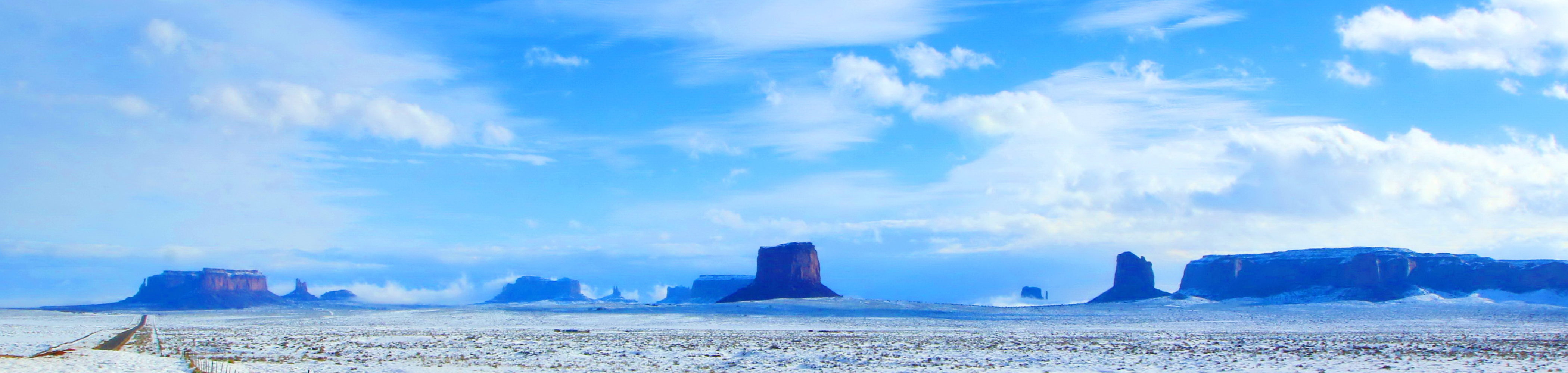 Monument Valley, Winterimpression ©Horst Reitz
