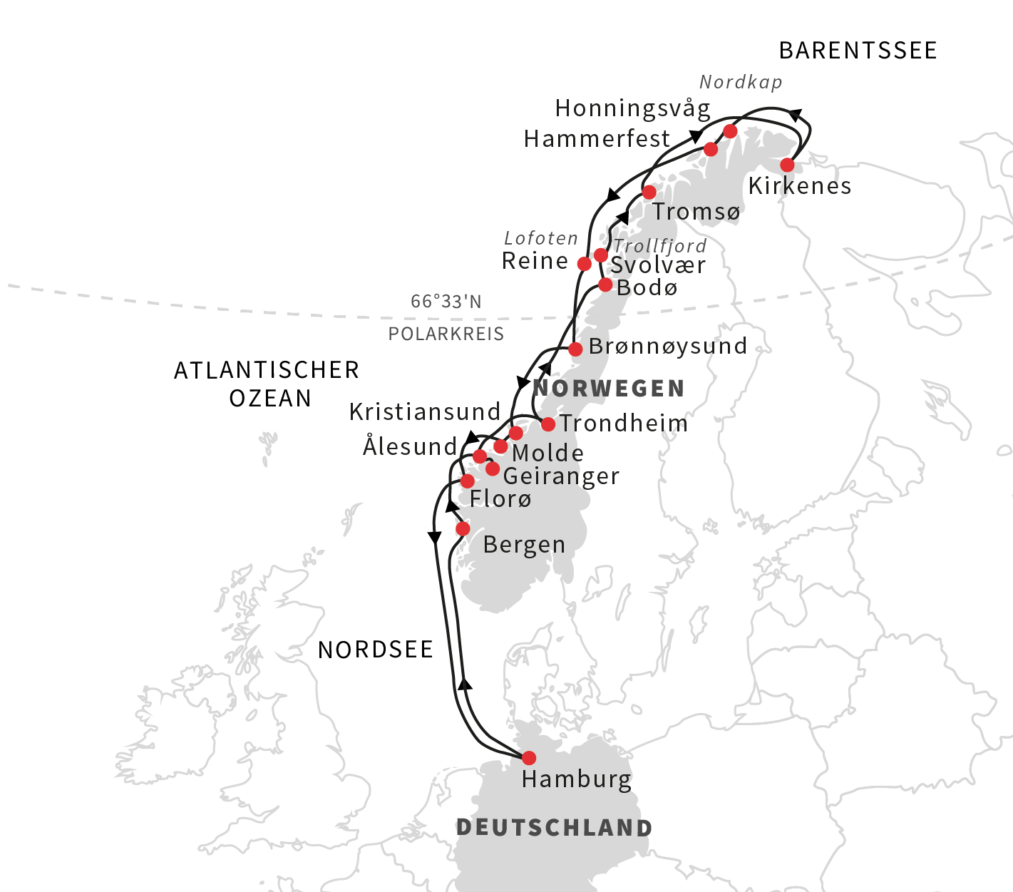 Route Roland Armundsen