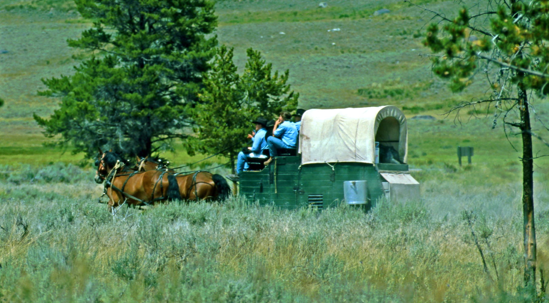 Planwagen in Kanada © Horst Reitz 1992