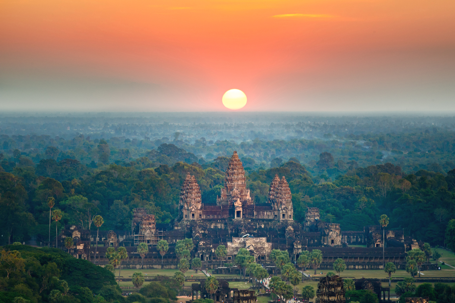 Kambodscha Siam Rep Angkor Wat bei Sonnenaufgang ©123RF