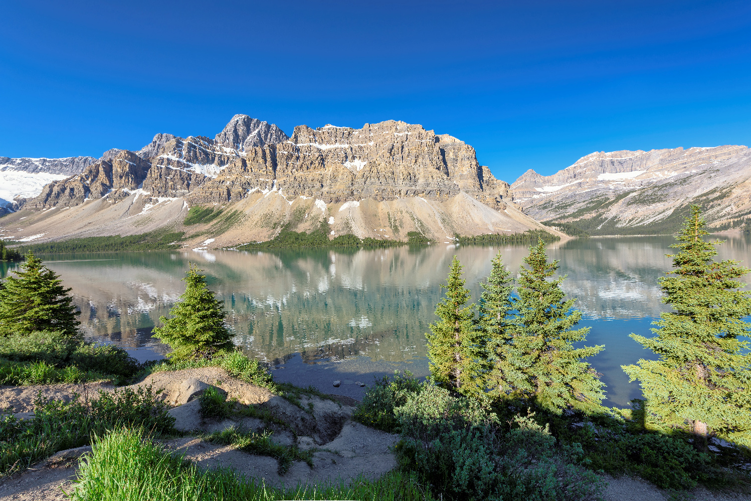 Alberta Banff Bow See am Icefields Parkway Rocky Mountains ©123RF