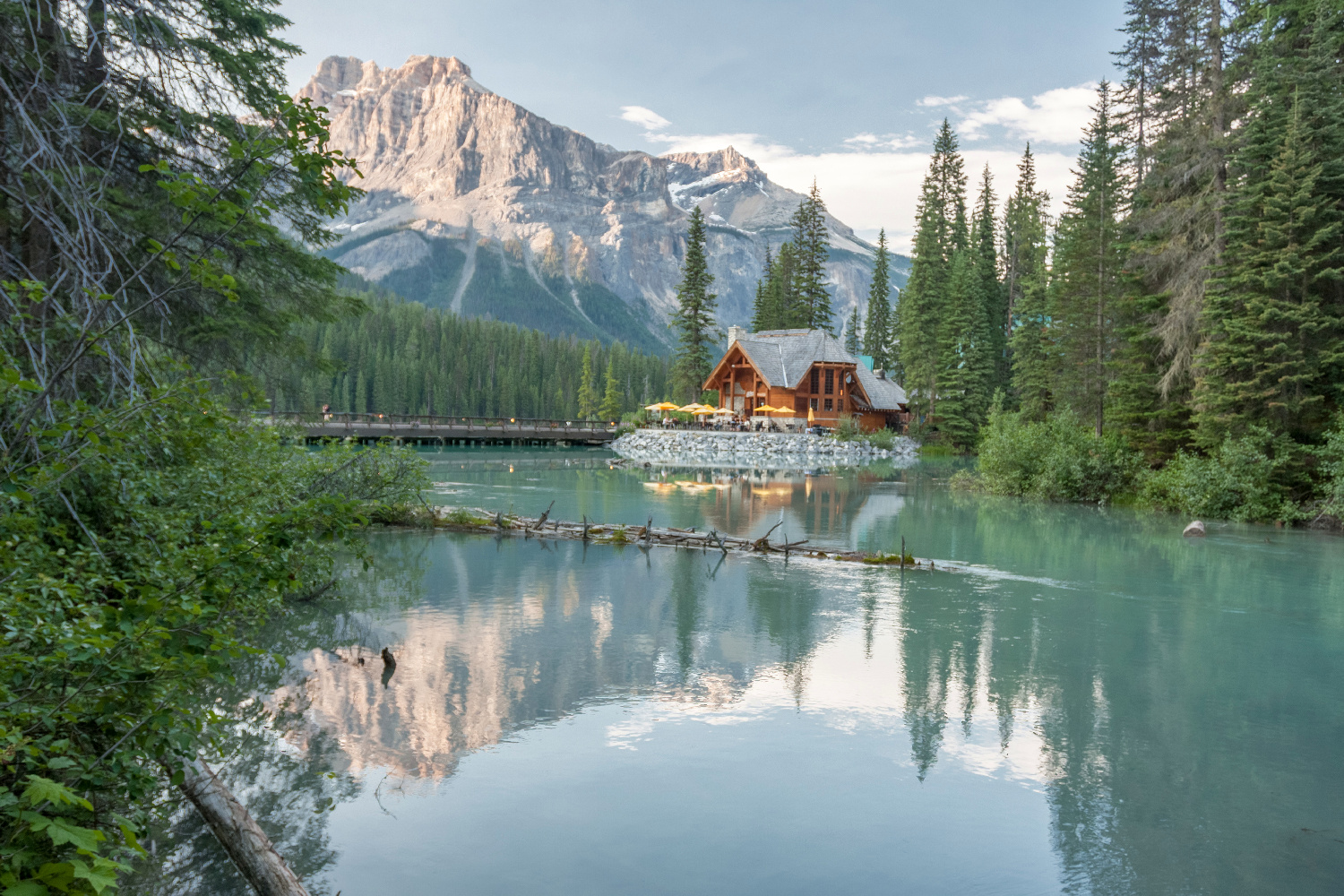 Kanada Alberta Emerald Lake Lodge Smaragd Lake ©123RF