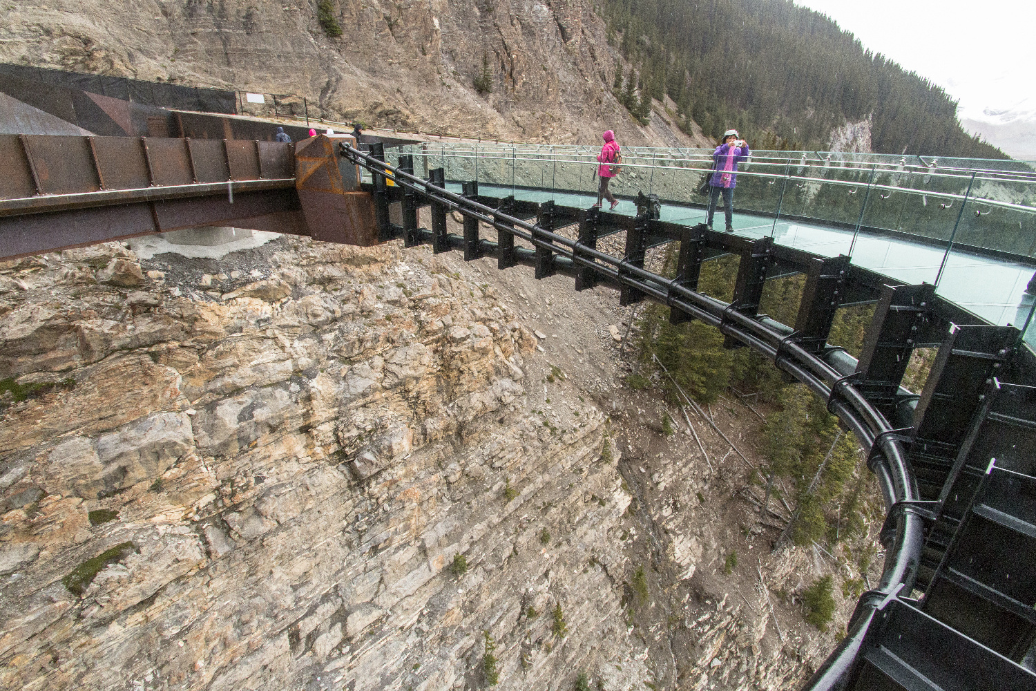 Kanada Alberta Jasper NP Blick vom Glacier Skywalk 123RF